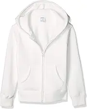 [Amazon Essentials] Girls' Fleece Zip-Up Hoodie Sweatshirt