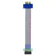 PCI-E PCIE X1 Riser Extension Ribbon Cable Male to Female Graphics Card Adapter