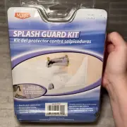 Magic White Tub & Shower Splash Guard 2 Count Magic Kit NEW NEVER OPENED