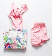 Abby & Evie Baby Girls Blossom Love Mama's Girl Bloomer Set AC2 Multi Size 3M