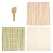 Sushi Rolling Mat Go Party Bamboo Curtain Making Gift Space-saving
