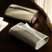 Woven Tissue Box Tissue Storage Box Rectangular Dispenser Leather Paper Box