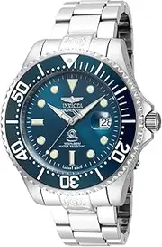 [Invicta] Men's Pro Diver Automatic-self-Wind Watch with Stainless-Steel Strap, Silver, 22 (Model: 13859)