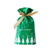 50Pcs Gift Bag Festival Portable Xmas Candy Present Drawstring Pouch Christmas Decoration for Party 9