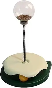Cat Puzzle Feeder, Cat Food Puzzle Treat Ball, Mental Stimulation Interactive Ball for Kitten Development, Weight Management, Boredom Relief