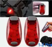 1-2X 5-LED Safety Lights Clip On Warning Strobe Bike Jogging Running Walking Dog