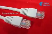 15' ft CAT5 Ethernet LAN Network Cable Cord PC Internet Router Wire Gray VWLTW
