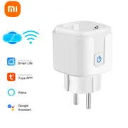 16a Tuya Wifi Eu Smart Plug Smart Home Power Monitor Wireless Socket Remo