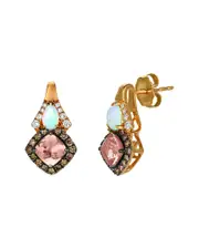 Le Vian Chocolatier 14K Strawberry Gold 1.44 ct. tw. Diamond & Gemstone Earrings