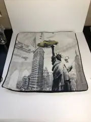 Lorraine Lea New York Cushion Cover , statue of liberty ,yellow cab