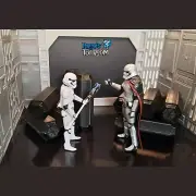 Star Wars Custom 2 Space First Order Crates Diorama Parts GI Joe 118 3.75 scale