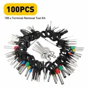 Set of 100 Terminal Wire Tool Removal Ejector Pin Connector Puller Extractor Kit