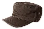 MAGIC Washed Military Hat - Brown