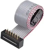 XYWHPGV IDC Wire Flat Cable FC/FD Connector A-Type 12Pins 2.54mm Pitch 0.2m Length Gray(fb559 6b5f9 dccd0 1ed63 2a924 01bc2