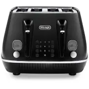 De'Longhi Distinta Moments 4 Slice Toaster Sunset Black CTIN4003BK