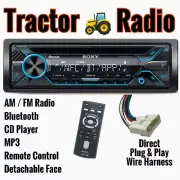Bobcat Tractor Plug & Play Sony Radio AM FM Bluetooth NX RX DK CK Series Cab