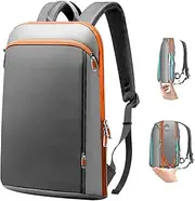 [ZINZ] 15 15.6 16 Inch Backpack Slim and Expandable Anti Theft Bag Laptop Backpack School Backpack with USB Port and Laptop Compartment for Men Women