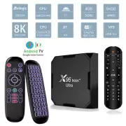 Amlogic S905X4 X96 Max+ Ultra 8K Android 11.0 Bluetooth 64GB Dual WiFi TV Box