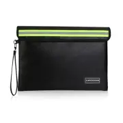 5200°F Fireproof Document Bag with Zipper (11"x7.9"), 8 Layers Fire Insulatio...