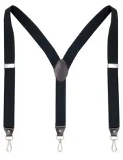 Men's Suspenders with Swivel Hooks and Elastic Straps Y-back, for Heavy Duty,...