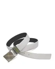 Robert Graham L74156 Mens White Kenya Reversible Belt Size 32
