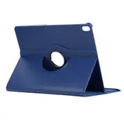 For Apple Ipad Pro 12.9 2018 360 Rotating Leather Smart Case Cover- Dark Blue