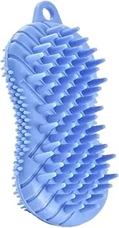 Ergonomic Bathing Brush Double-sided Shower Brush Silicone Gentle Massage for Boys and Girls Adults