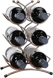 Wine Rack Racks Free Standing for Cupboard Fridge Slim Wall Mounted Wooden Small Bottle Storage bar Table Drinks Cabinet Narrow Metal Wine Rack,C