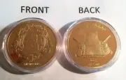 NED KELLY Such Is Life 1 Oz Coin, 24 k 999 Gold Gold Plated. Collect. HK34