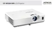 Brand New Hitachi CP-WX3041WN 3000 Lumens WXGA 3LCD HDMI Projector RRP $1498!!