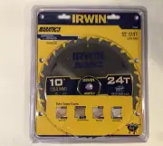Irwin-14233 10in. 24T Marathon Thin Kerf Circular Saw Blade