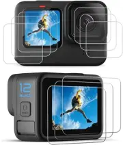 [9pcs] Hero 11 10 9 Screen Protector for GoPro 11 10 9 Transparent