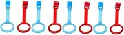 ibasenice 4sets Baby Bed Stand up Rings Crib Pull Ring for Infants Learning Walking Aid Portable 2pcs*4