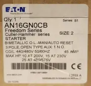 SEALED EATON CUTLER HAMMER AN16GN0CB 480 VAC Size 2 AN16GN0 Starter