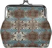 [CWAGFEQZ] Wallet Women,Coin Purse,Coin Pouch,Small Coin Purse,Retro Geometric Boho Style