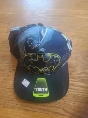 Nice Batman Youth Size OSFM Snapback Hat. NWT