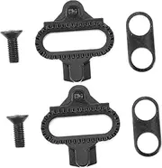 Totority 1Pair Bike Cleats for Multi Directional Release Self Lock Design Durable Material Skid for Safe Cycling Easy Installation for Bicycles and Exercise