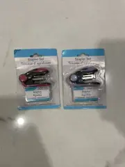 Colorful Mini Stapler, 2.75 x 1.75 x 1.25 in 2 Pacs 500 Count Staples 2 Pac New