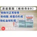 人生製藥渡邊B9(葉酸)膜衣錠120錠 備孕 孕期營養 胎兒發育 紅血球 孕媽咪必備 幫助造血