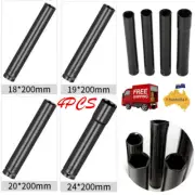 4Pcs 1/2" Drive Metric Extra-Deep Socket Set Black Pneumatic Hex Impact Socket