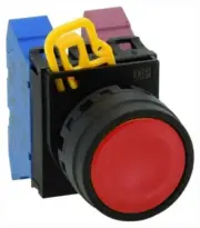 ACTUATOR, PUSHBUTTON Switch/PLASTIC, RED, Switch Components YW1B-M1R