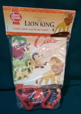 Disney Lion King Cookie Cutter Set of 3 Simba, Scae & Pumbaa New in the Package