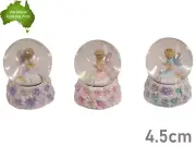 3pcs 4.5cm Fairy Water Ball Glass Snow Globe Waterball Ornament Mythical Gift