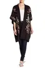 Romeo & Juliet Couture Floral Embroidered Kimono, 100% rayon, Medium, $195, NWT
