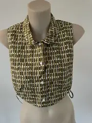 COS Printed Mock Shirt As Loved By Trinny - Size M/L