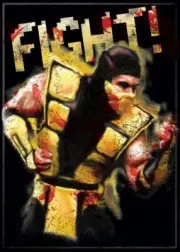 Mortal Kombat Game Scorpion Fight! Art Image Refrigerator Magnet NEW UNUSED
