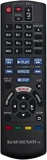N2QAYB001030 Replaced Remote Control fit for Panasonic Blu-ray Disc Player DMP-BDT280 DMP-BDT180 DMP-BDT167 DMP-BD84 N2QAYB001031 N2QAYB000962 N2QAYB001029 N2QAYB000958 N2QAYB001033