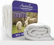 700GSM Washable Australian Wool Quilt Doona Duvet Blanket All Season Weight (Super King)