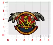 MARINE CORPS HQ BATTALION MCB KANEOHE BAY EMBROIDERED PATCH
