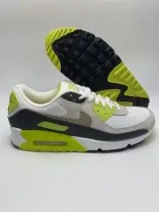 Nike Air Max 90 White Khaki Cyber Shoes (DM0029 107) Men's Size 8.5